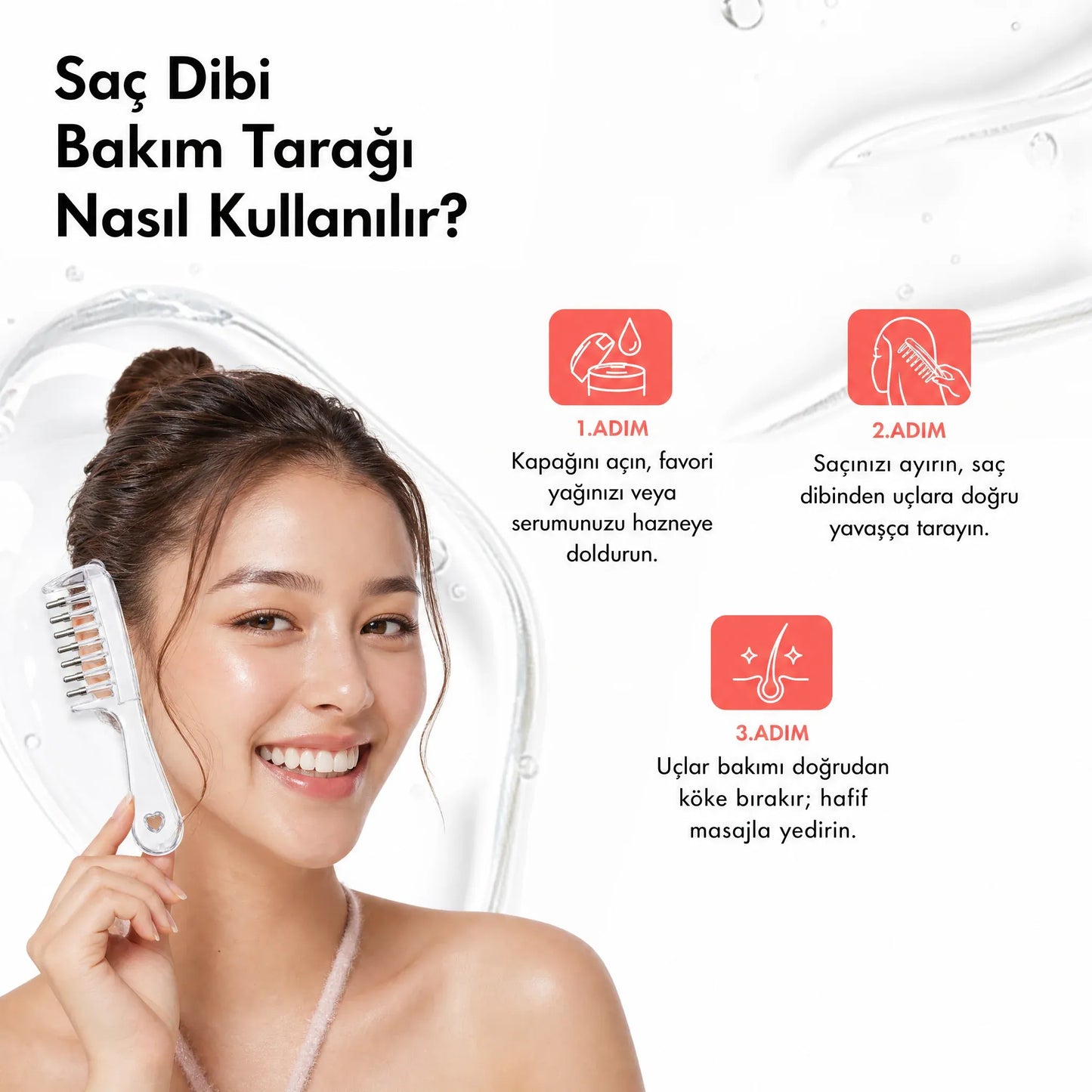 Seprino Kök Serum Tarağı